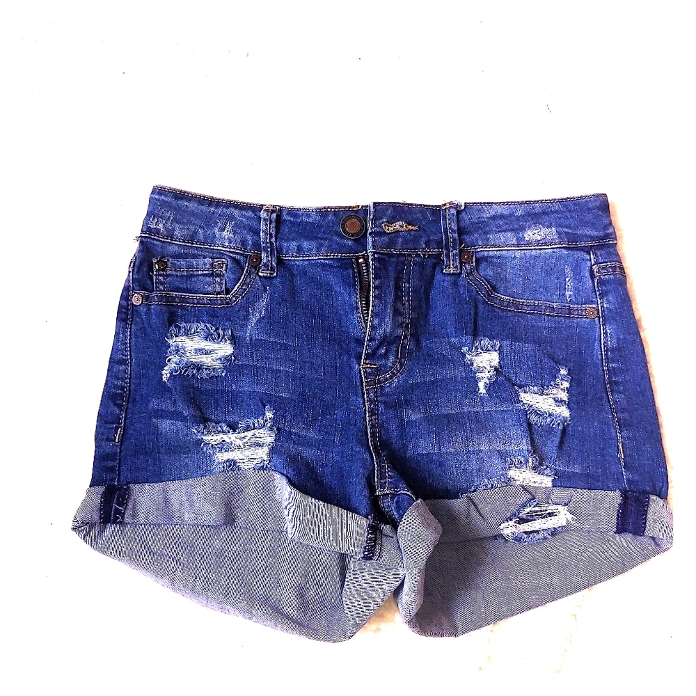 Denim shorts